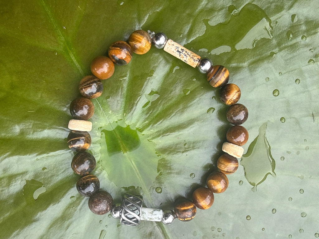 Tiger's Eye Beaded Bracelet